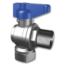 Kulventil Vinkel G20 Rör-i-rör